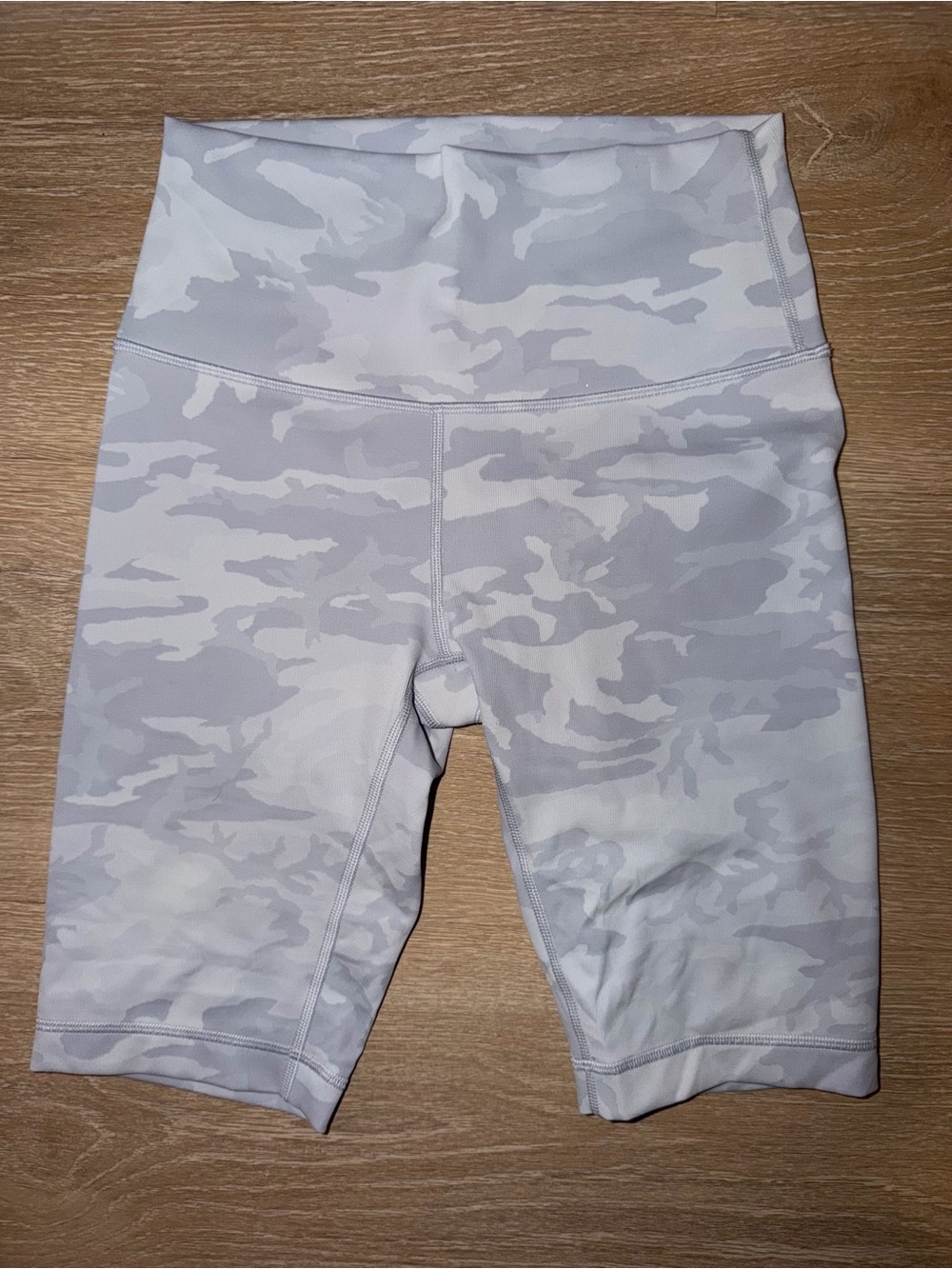 lululemon athletica Light Gray High-Waist Shorts